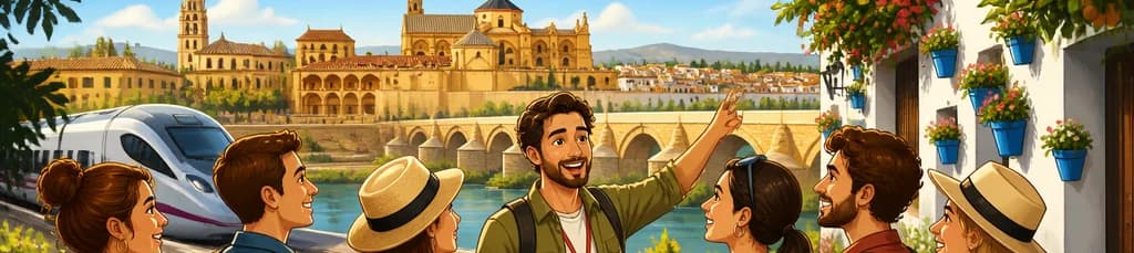 Visita guiada en grupo reducido por Córdoba desde Sevilla con billete de tren de ida y vuelta