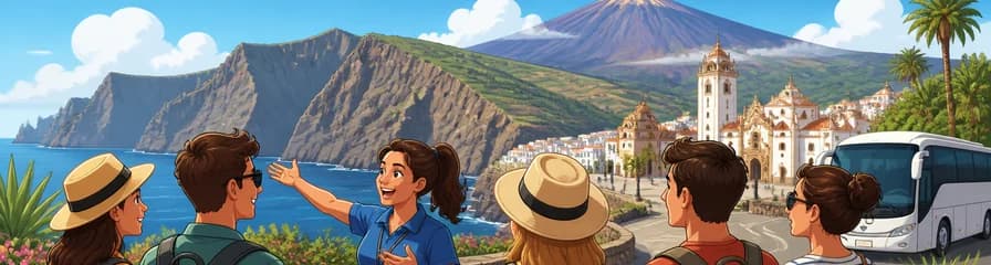 Descubre Tenerife: Tour Guiado por la Isla con Traslado de Ida y Vuelta