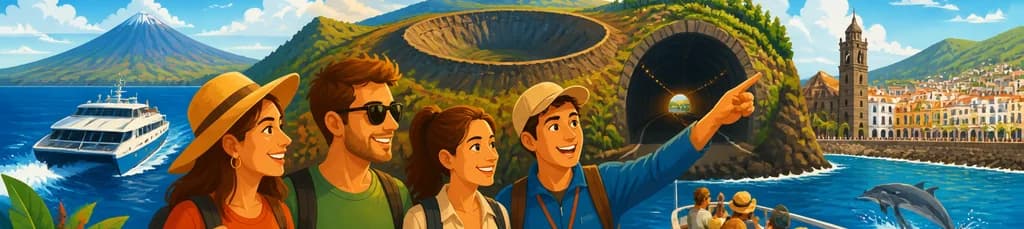 Excursión de un día guiada para grupos reducidos a La Palma desde Tenerife, con almuerzo y paseo en barco