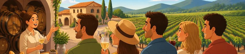Excursión de medio día al Penedès desde Barcelona: visita guiada, brunch y cata de vinos