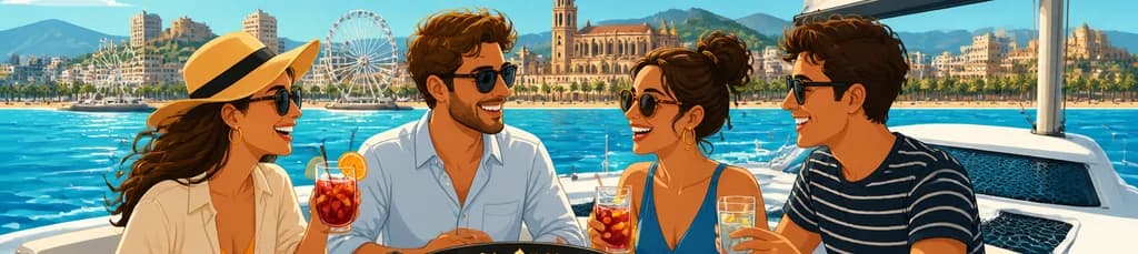 Crucero en Catamarán por Málaga con Almuerzo