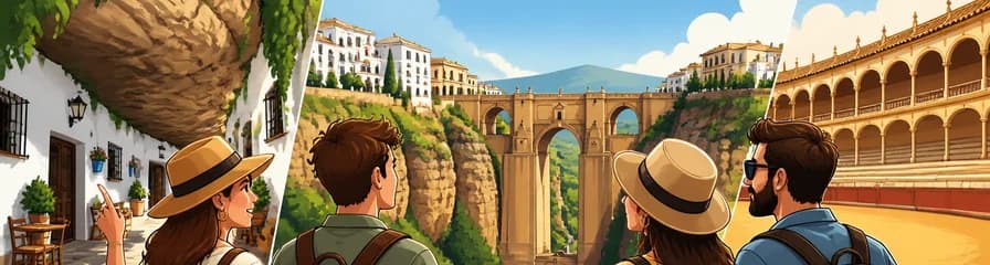 Tour guiado de un día a Ronda y Setenil desde Málaga
