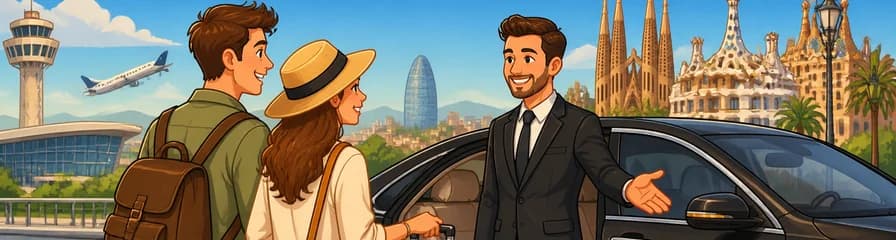 Traslado privado de ida en Barcelona desde/hacia el Aeropuerto de El Prat
