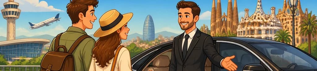 Traslado privado de ida en Barcelona desde/hacia el Aeropuerto de El Prat