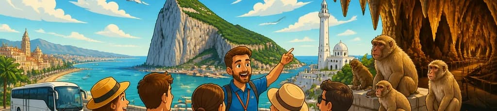 Recorrido guiado de un día por Gibraltar desde Málaga
