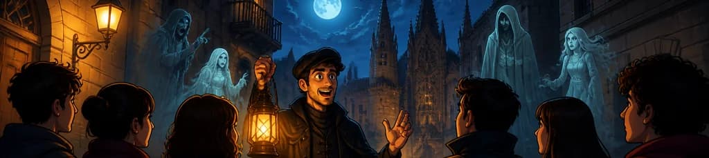 Recorrido nocturno guiado de fantasmas en Barcelona
