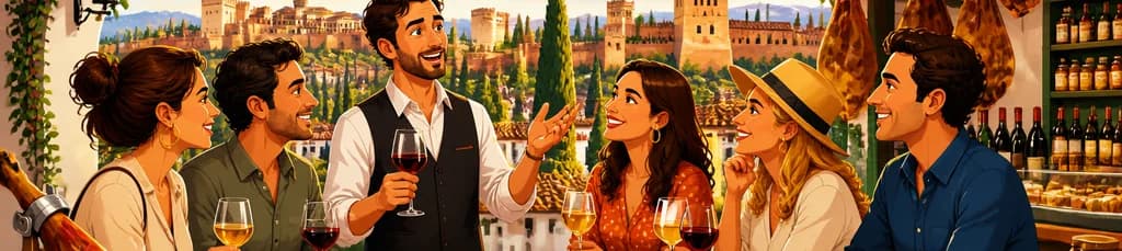 Tour gastronómico de lujo guiado por Granada