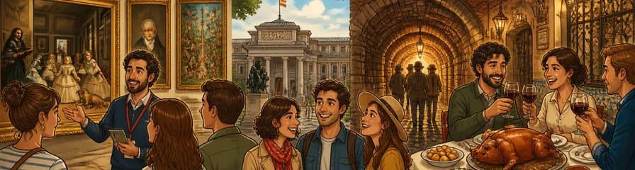 Madrid: Museo del Prado más recorrido a pie y almuerzo en Sobrino de Botín