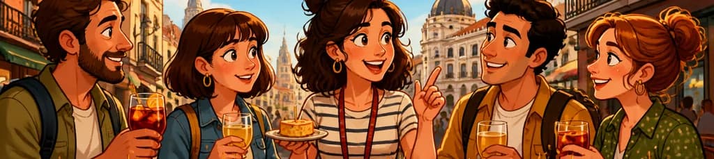 Tour guiado de degustación de tapas y bebidas en Madrid