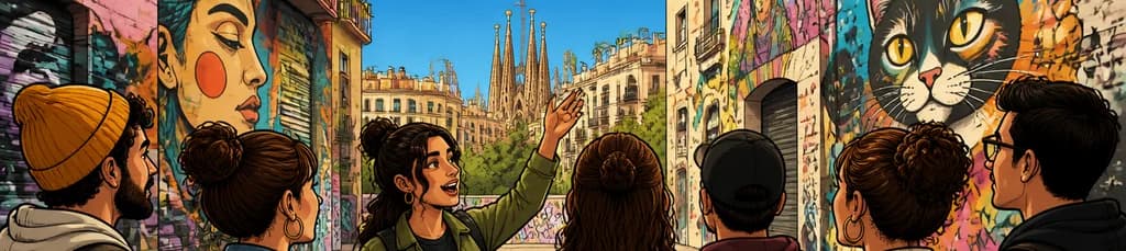 Recorrido por el arte urbano de Barcelona