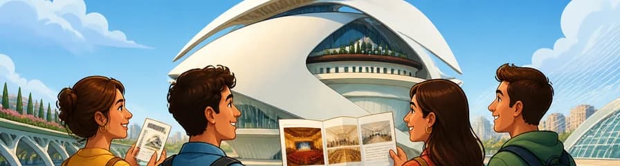 Entrada y folleto para el Palau de les Arts Reina Sofía