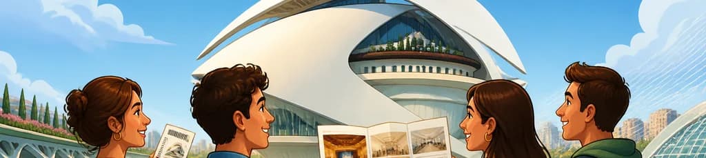 Entrada y folleto para el Palau de les Arts Reina Sofía