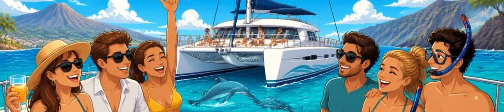 Excursión Privada en Catamarán en Tenerife con Traslado, Buffet y Actividades de Snorkel