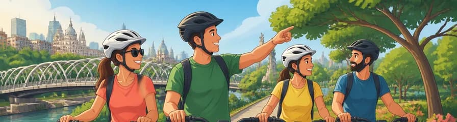 Tour guiado en bicicleta eléctrica por Madrid Río y Casa de Campo
