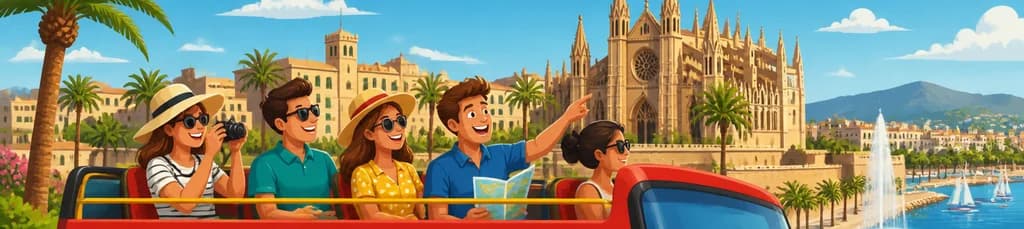 Recorrido en autobús turístico de 24 horas por Palma de Mallorca con City Sightseeing: Sube y baja a tu antojo