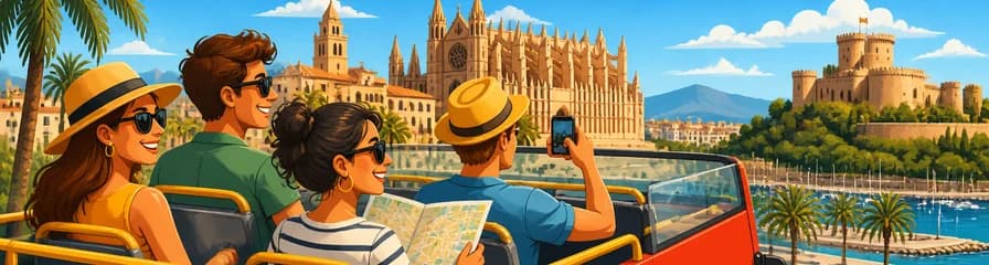 Recorrido en autobús turístico por Mallorca con entradas a atracciones incluidas