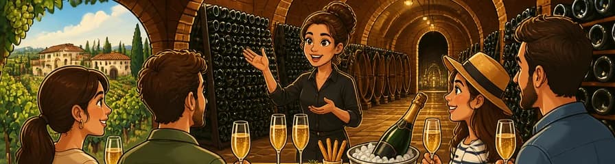 Recorrido guiado por las Cavas Freixenet: Visita a la bodega, cata y aperitivo