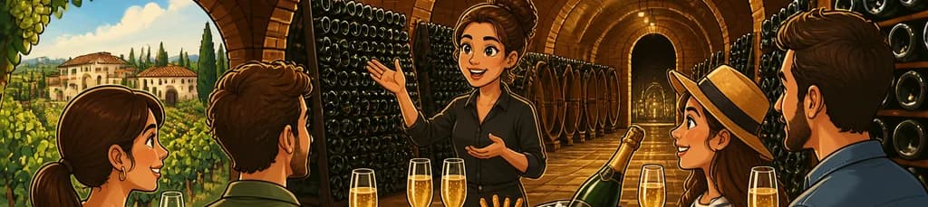 Recorrido guiado por las Cavas Freixenet: Visita a la bodega, cata y aperitivo