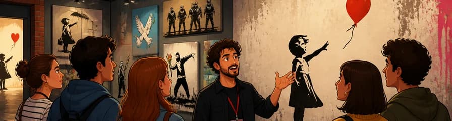 Recorrido guiado por el Banksy Museum de Barcelona