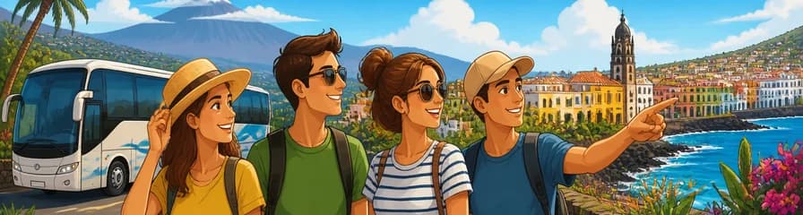 Excursión de día completo a Puerto de la Cruz con traslado de ida y vuelta