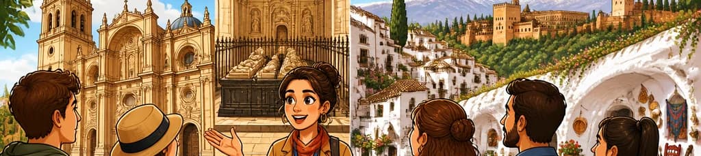 Recorrido guiado por la Catedral de Granada, Capilla Real, Albaicín y Sacromonte
