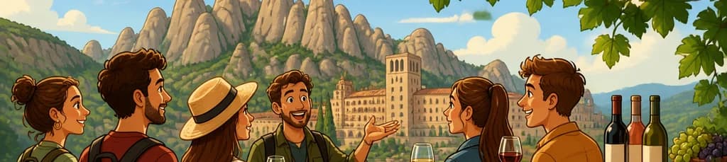 Excursión en Grupo Reducido a Montserrat desde Barcelona con Degustación de Vinos Ecológicos