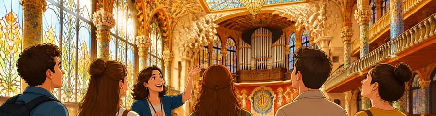 Recorridos guiados temáticos por el Palau de la Música Catalana