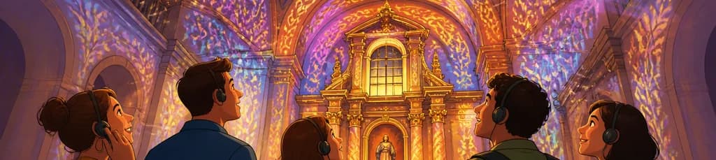 Entrada a la Iglesia de los Santos Juanes con experiencia inmersiva barroca