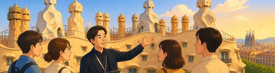Acceso anticipado y visita guiada en japonés a Casa Milà - La Pedrera