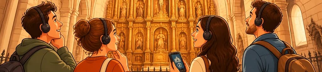 Entrada a la Concatedral de Cáceres con audioguía incluida