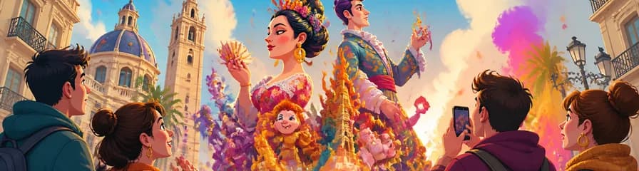 Entrada a la Sección Especial de las Fallas de Valencia