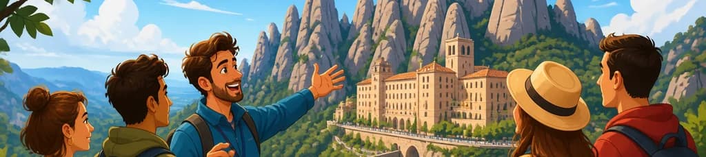 Tour guiado de medio día a Montserrat desde Barcelona