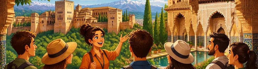 Entrada sin colas a la Alhambra con visita guiada y opción de Palacios Nazaríes