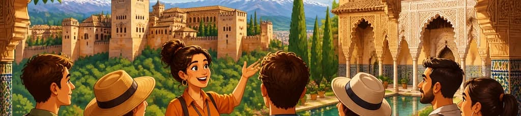 Entrada sin colas a la Alhambra con visita guiada y opción de Palacios Nazaríes