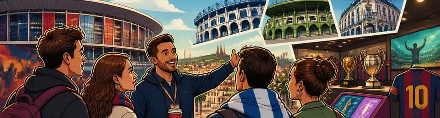 Tour guiado de fútbol en Barcelona: 4 clubes y 2 museos