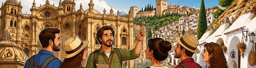 Recorrido guiado en grupo reducido por la Catedral de Granada, la Capilla Real, el Albaicín y el Sacromonte