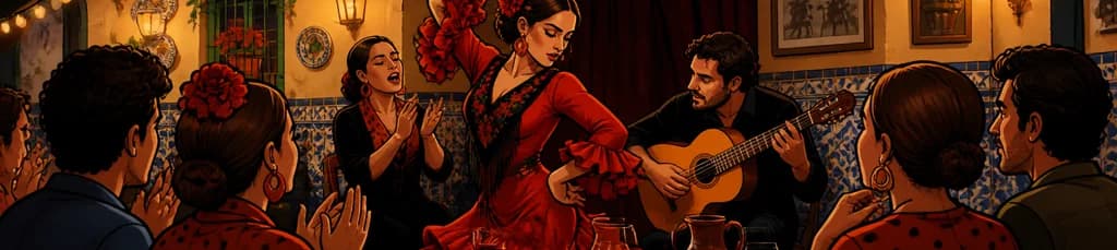 Espectáculo de Flamenco en la Taberna Flamenca El Cortijo con Opción a Tapas