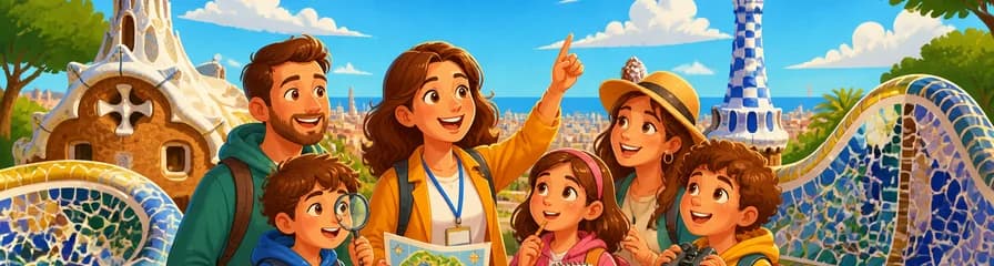 Visita guiada en grupo reducido por el Park Güell, ideal para niños y familias