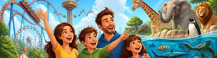 Entrada combinada para el Parque de Atracciones y el Zoo Aquarium de Madrid