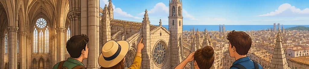 Acceso a la Basílica de Santa María del Mar: Entrada y Visita al Tejado