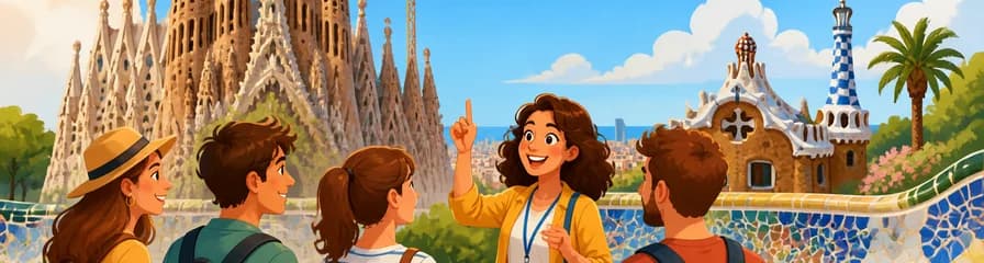 Barcelona: Tour guiado con entradas sin colas para la Sagrada Familia y el Park Güell