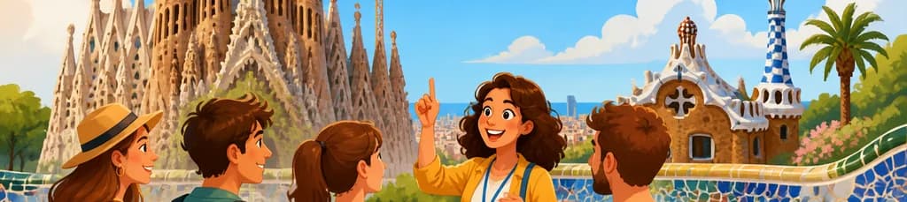 Barcelona: Tour guiado con entradas sin colas para la Sagrada Familia y el Park Güell