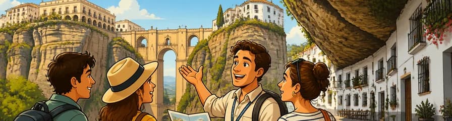 Excursión de un día desde Málaga a Ronda y Setenil de las Bodegas, con visita guiada opcional