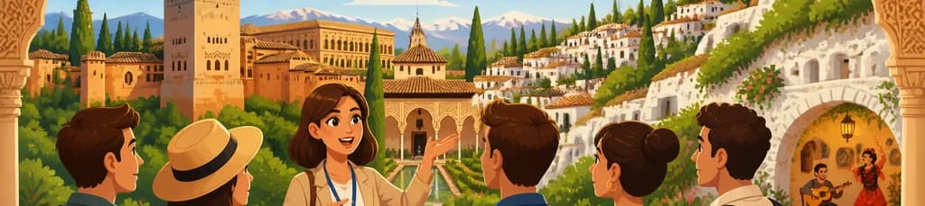 Visita Guiada por la Alhambra, Palacios Nazaríes, Albaicín y Sacromonte