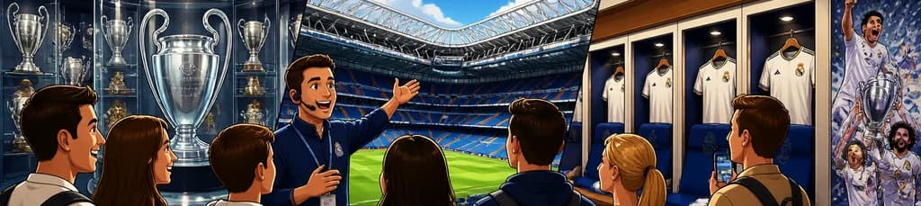 Recorrido guiado por el Estadio Santiago Bernabéu