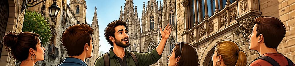 Un recorrido privado a pie para explorar el gótico de Barcelona