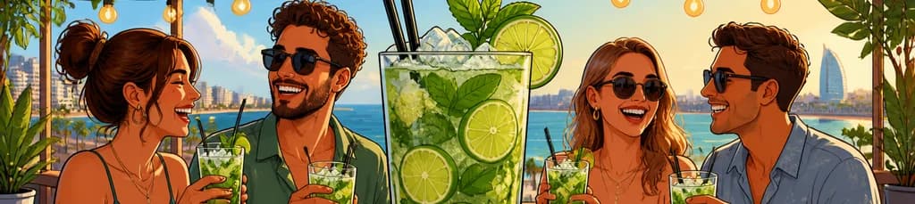 Disfruta de un Mojito XXL en la Terraza del Mar