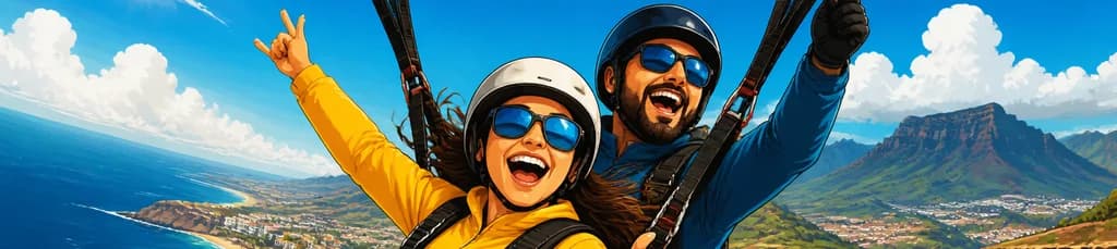 Emocionante Vuelo Acrobático en Parapente en Costa Adeje con Servicio de Recogida Gratuito