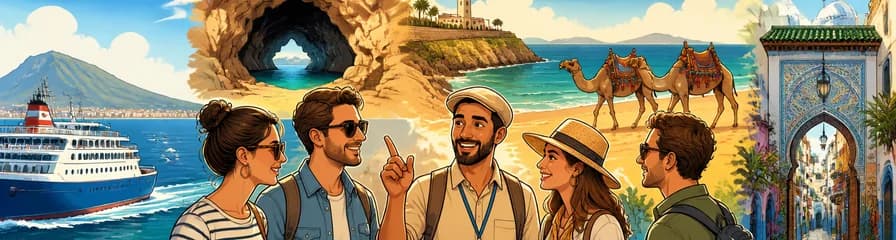 Aventura guiada con todo incluido de Málaga a Tánger para grupos reducidos