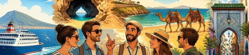 Aventura guiada con todo incluido de Málaga a Tánger para grupos reducidos